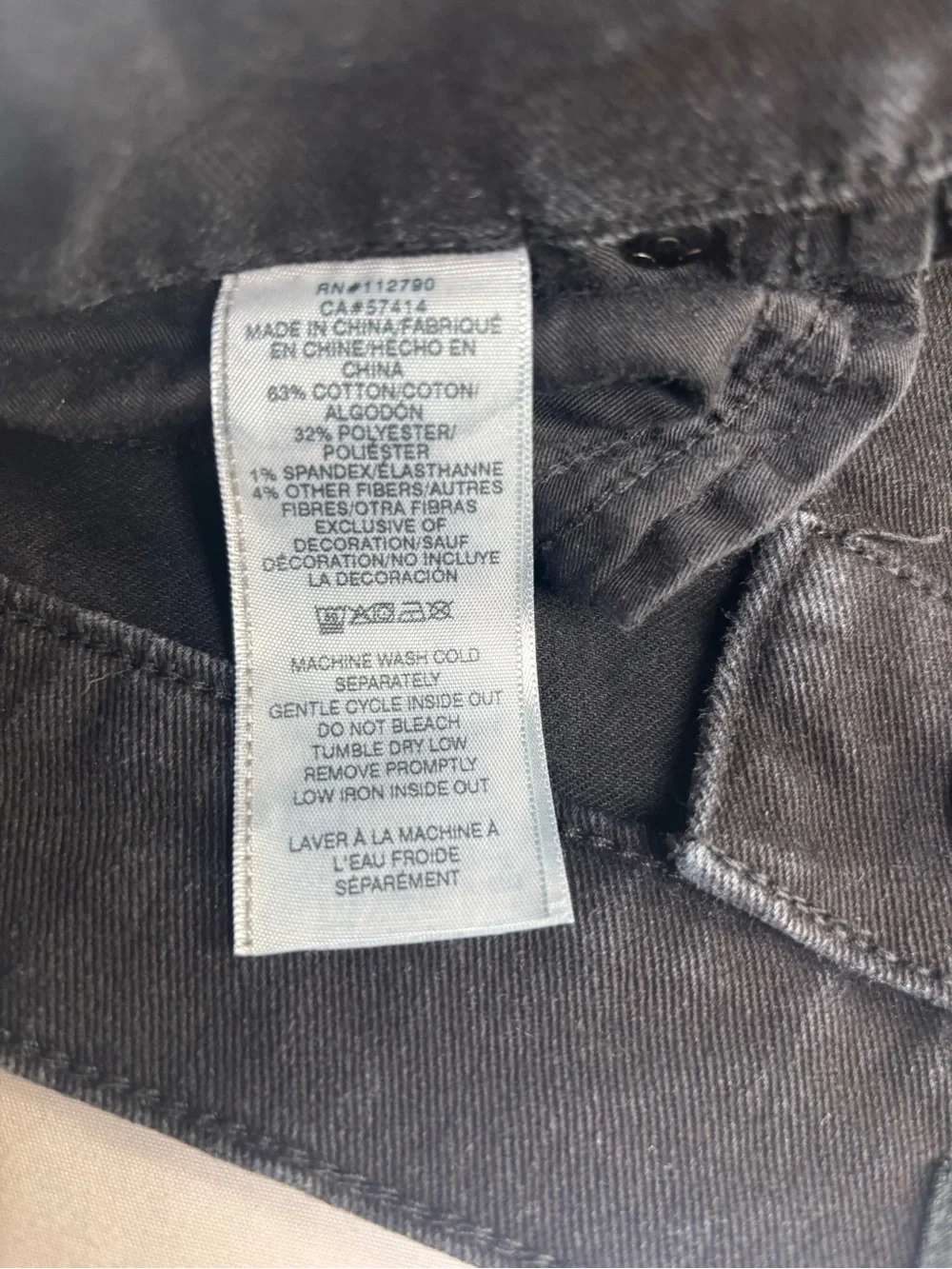 True Religion Geno No Flap Black Slim Jeans 28